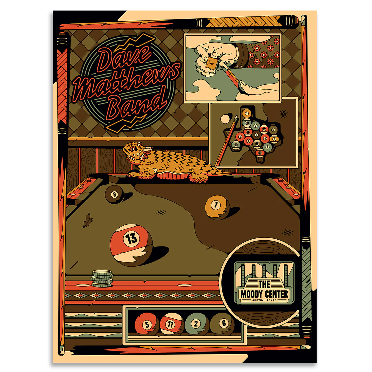 DMB Show Poster Austin, TX 05/11/2026