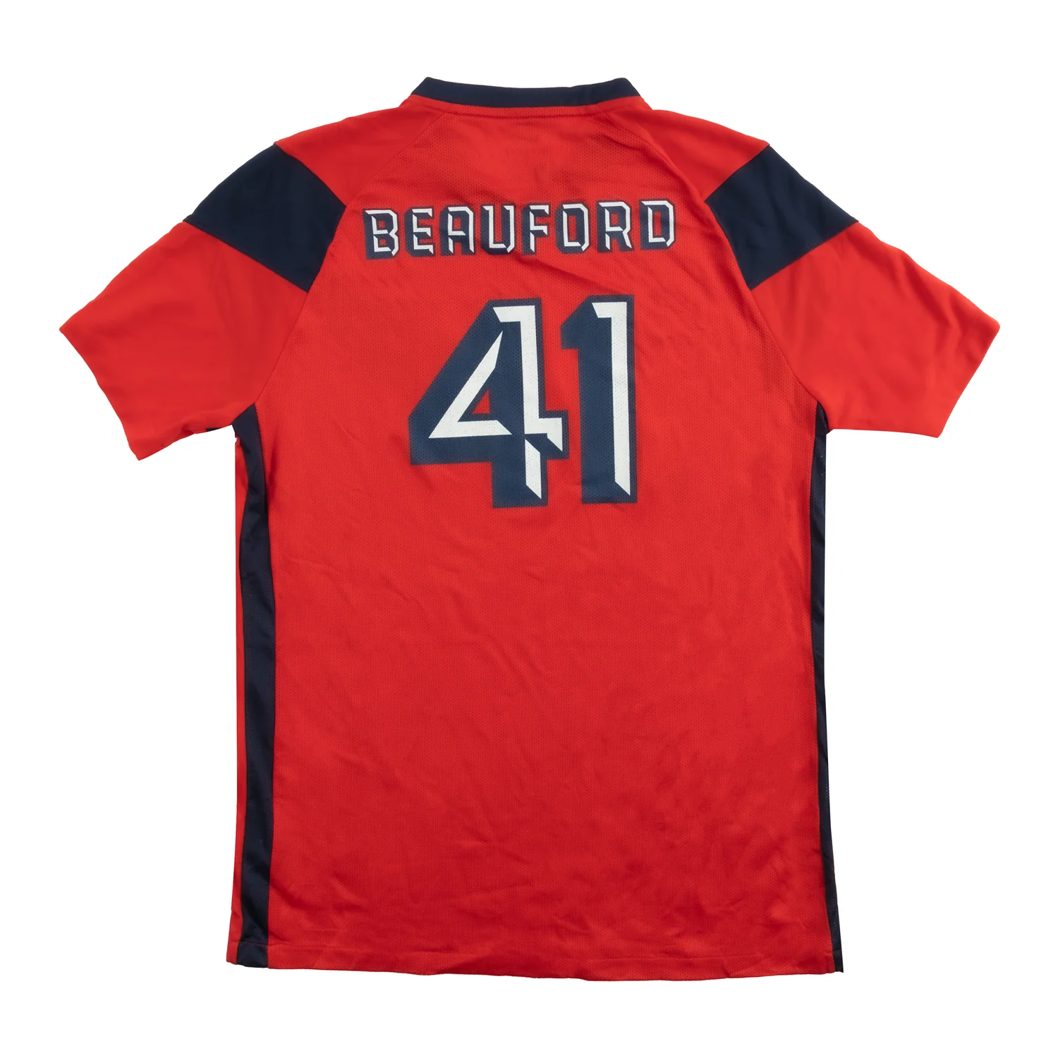 Red Nike Carter Beauford Soccer Jersey - Image 3